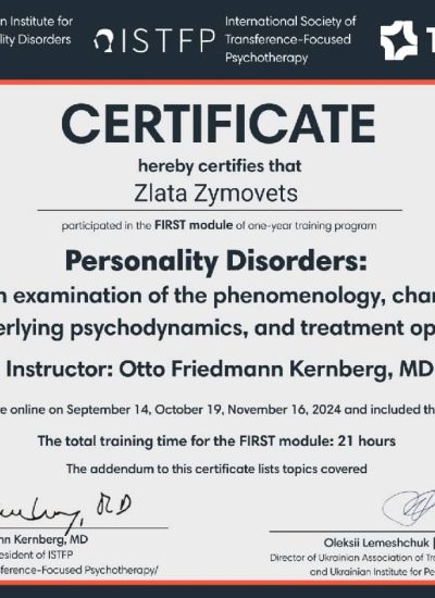 Personality Disorders1